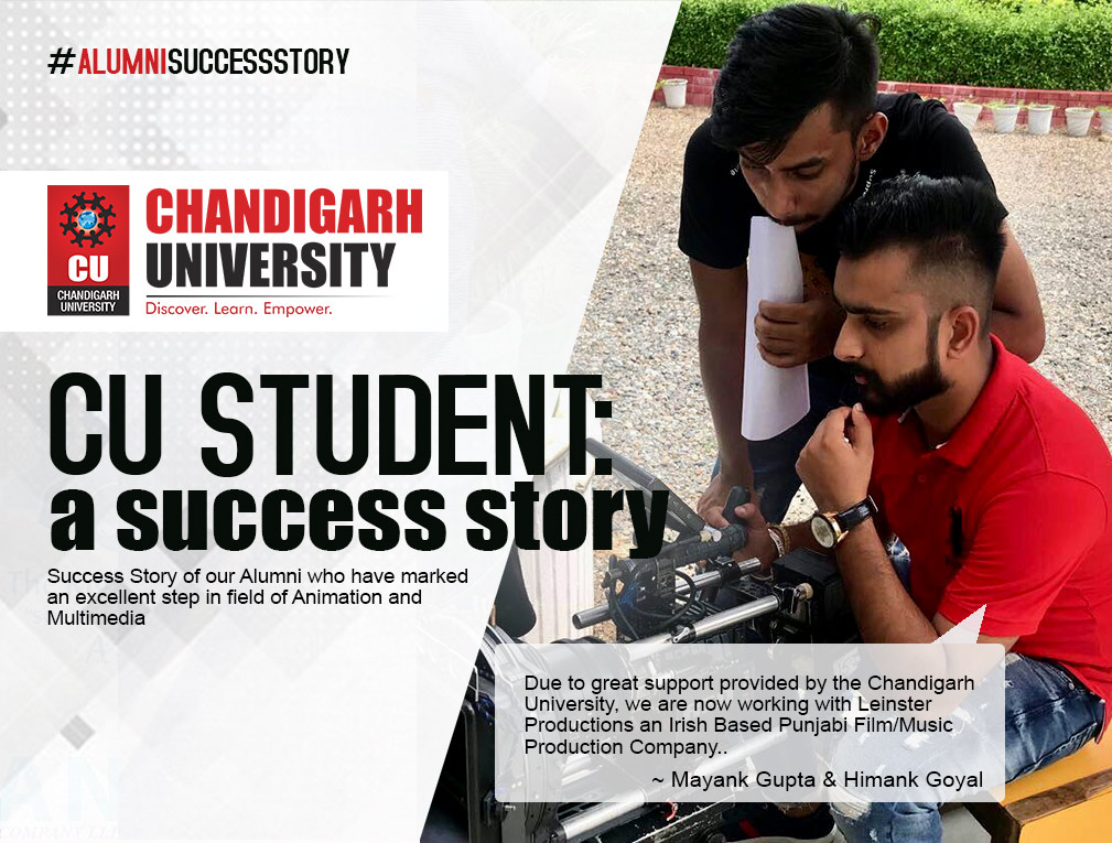 Chandigarh University (CU) Blog - Best University in India: Success Story  Animation Alumni