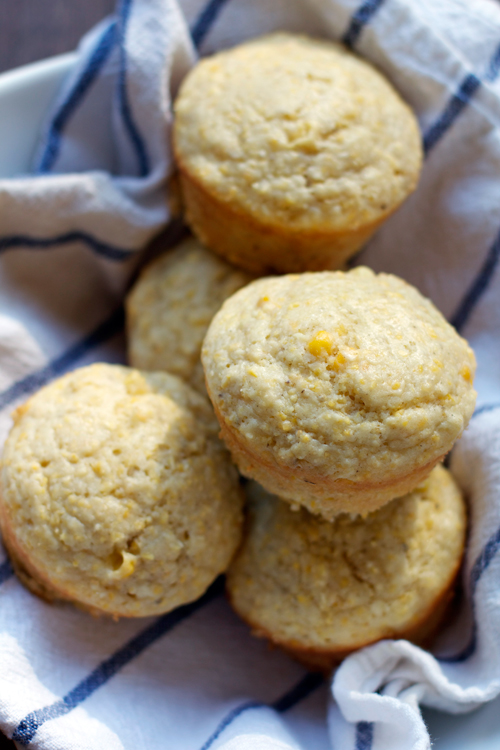 Buttermilk Cornbread Muffins || A Less Processed Life