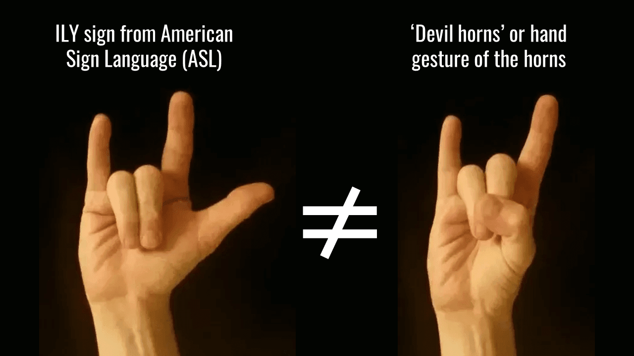 sign language i love you symbol