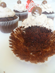 Chocolate Maltesers Cupcakes with Malteser Buttercream