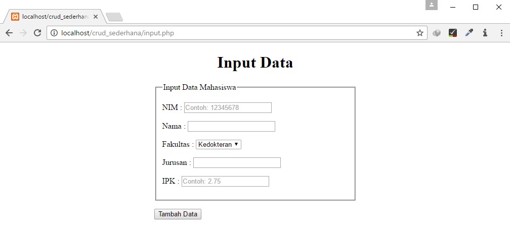 Tutorial Cara Membuat CRUD PHP Dengan MySQLi