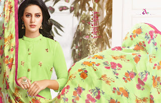 Angroop plus dairy milk vol 28 Churidar dress material