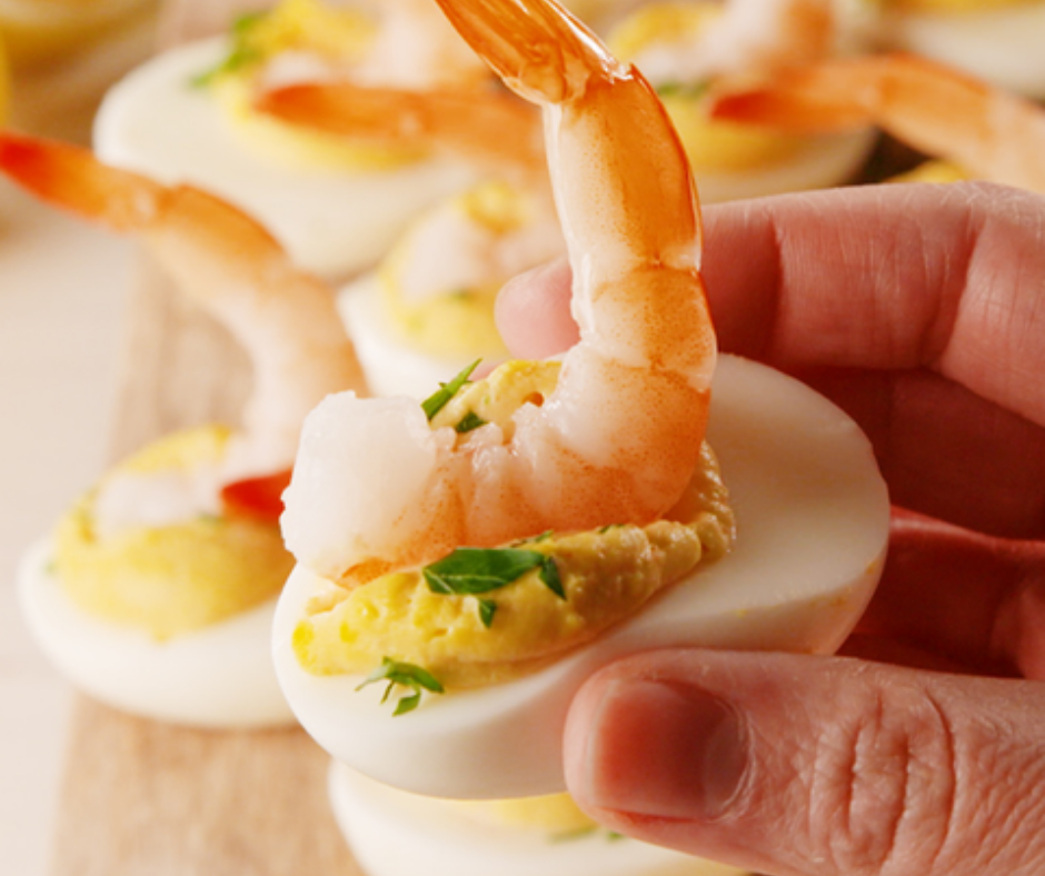 Shrimp Cocktail Deviled Eggs - food-drink-recipes.com Shrimp Cocktail Deviled Eggs - food-drink-recipes.com