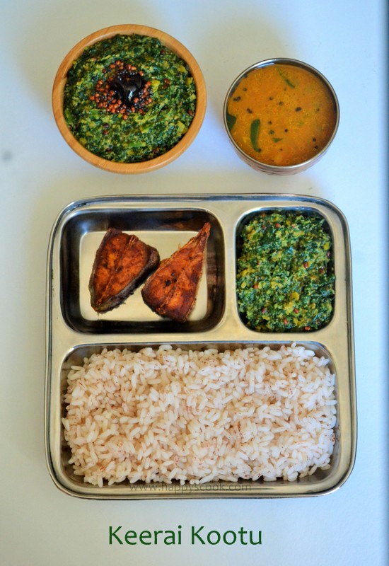 Keerai Kootu Recipe keerai Molagootal Spinach Dal Kootu Happy's Cook