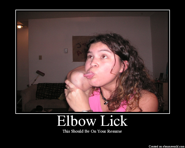 Lick Own Elbow 78