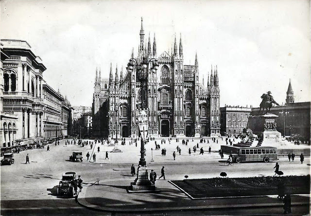 64 Amazing Photos Capture Street Scenes of Milan in the 1930s ~ Vintage ...
