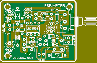 Cara Membuat ESR Meter Sederhana dengan IC 4558