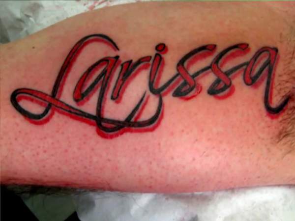 8. Forearm name tattoo fonts - wide 7