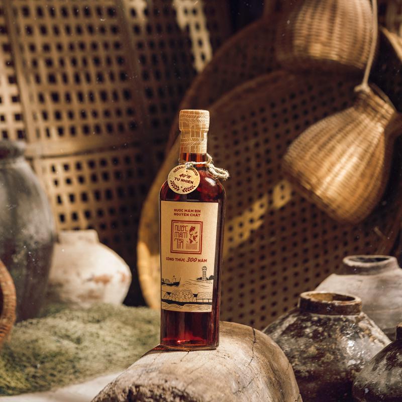 Cặp 2 Chai Nước Mắm Tĩn Nhãn Đỏ Độ Đạm 40N 500Ml