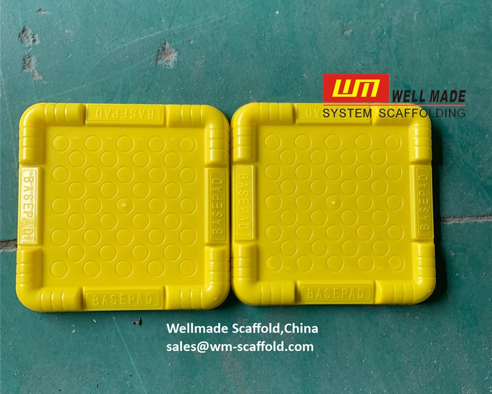 Scaffold Plastic Sole Pad to UK Construction Base Plate Sole Boards