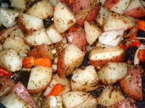 oven-roasted potatoes