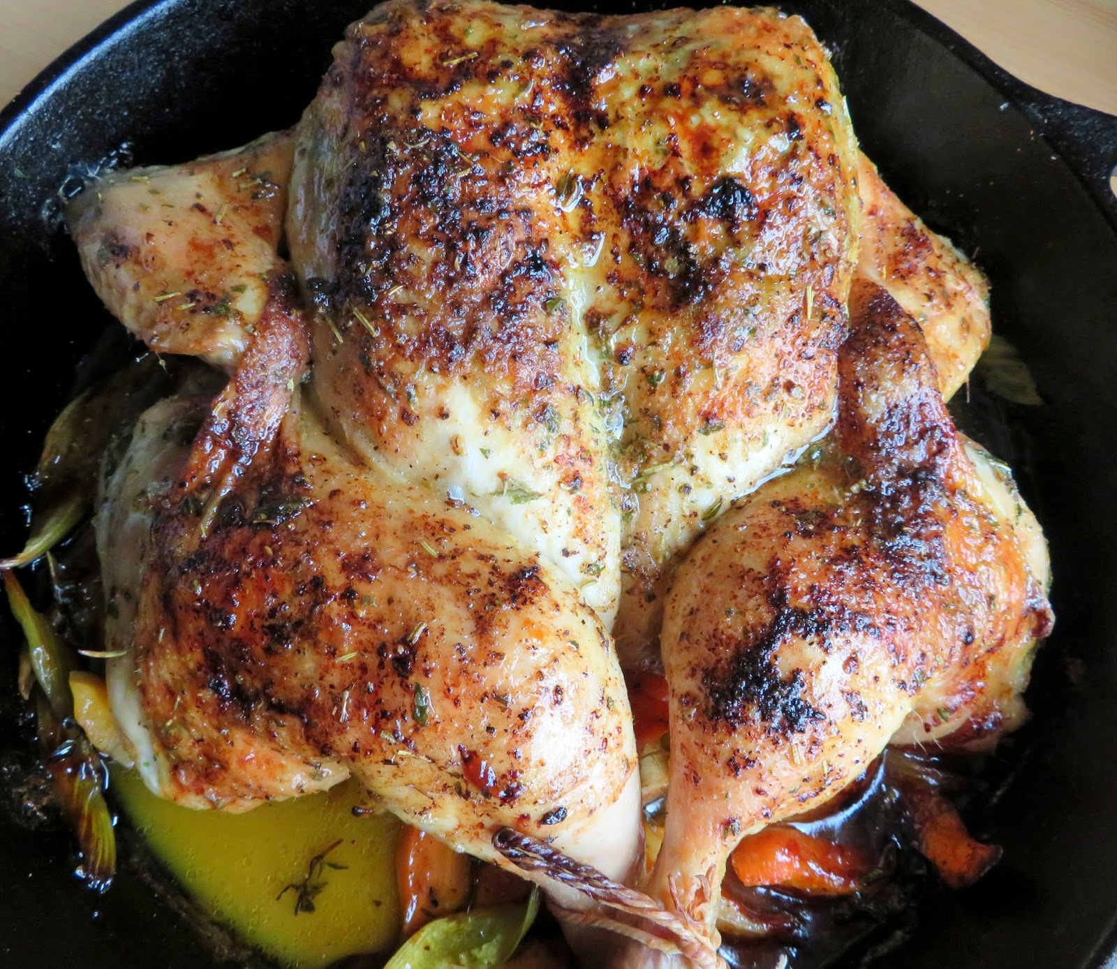 Roasted Spatchcock Chicken | The English Kitchen