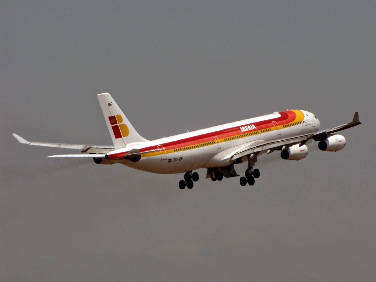 747s y A340s de Iberia