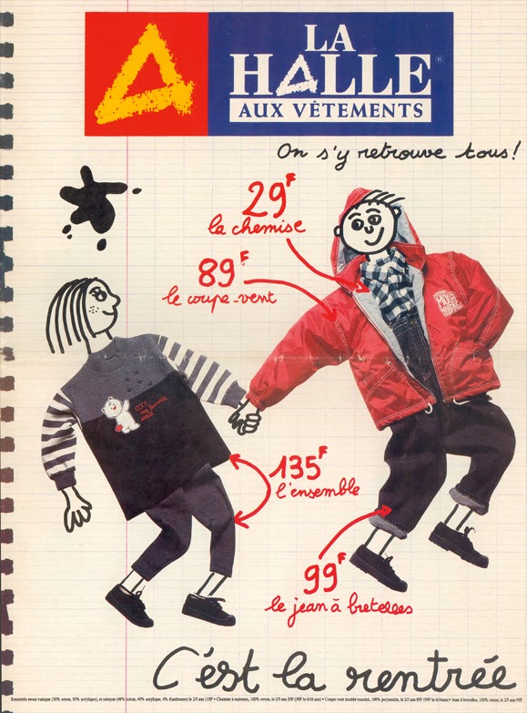 Directeur Artistique: LA HALLE AUX VETEMENTS / Rentr?�e 1994