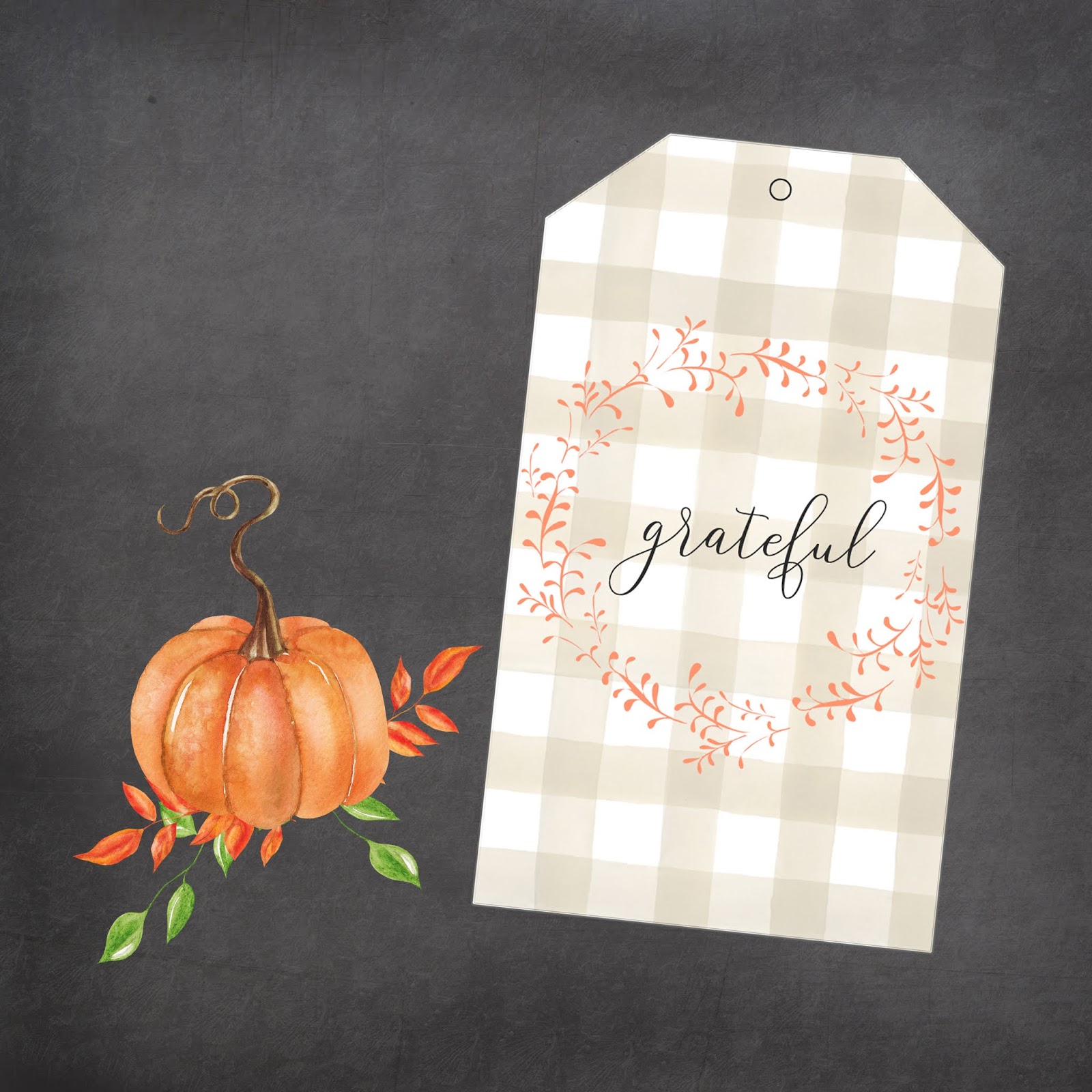 Free Fall Gift Tag Printables