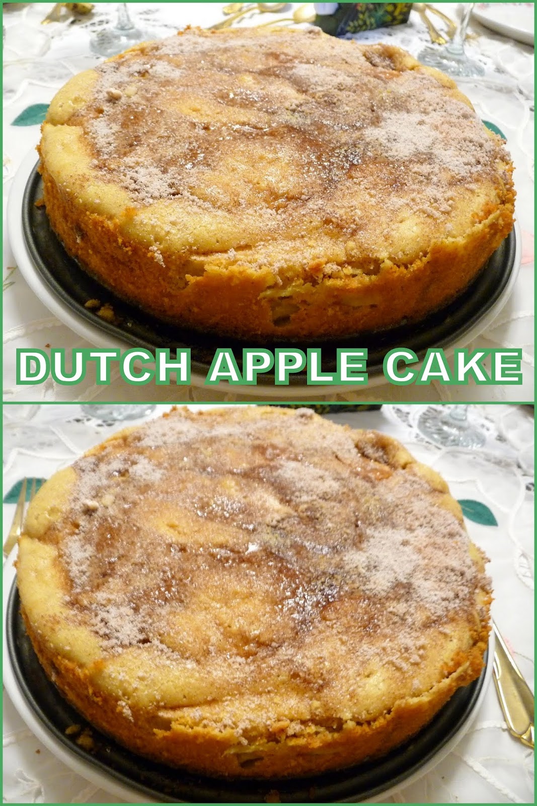 SPLENDID LOWCARBING BY JENNIFER ELOFF DUTCH APPLE CAKE