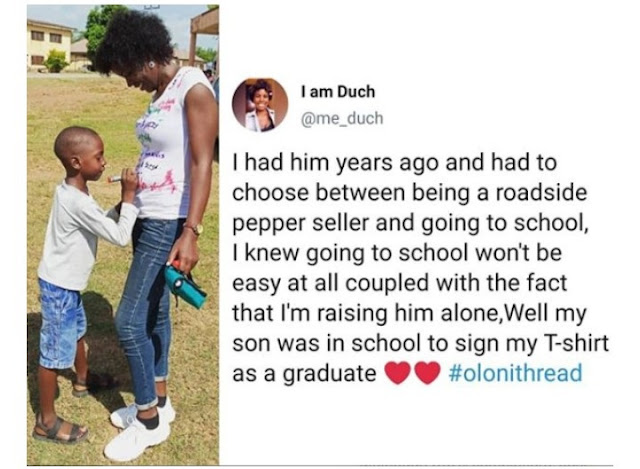 Young Son Signs On His Mum’s T-Shirt After Her Final Exam (Photo)
