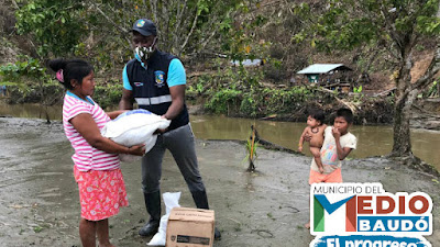 12 toneladas de ayudas humanitarias para comunidades Afros e Indígenas en el Medio Baudó