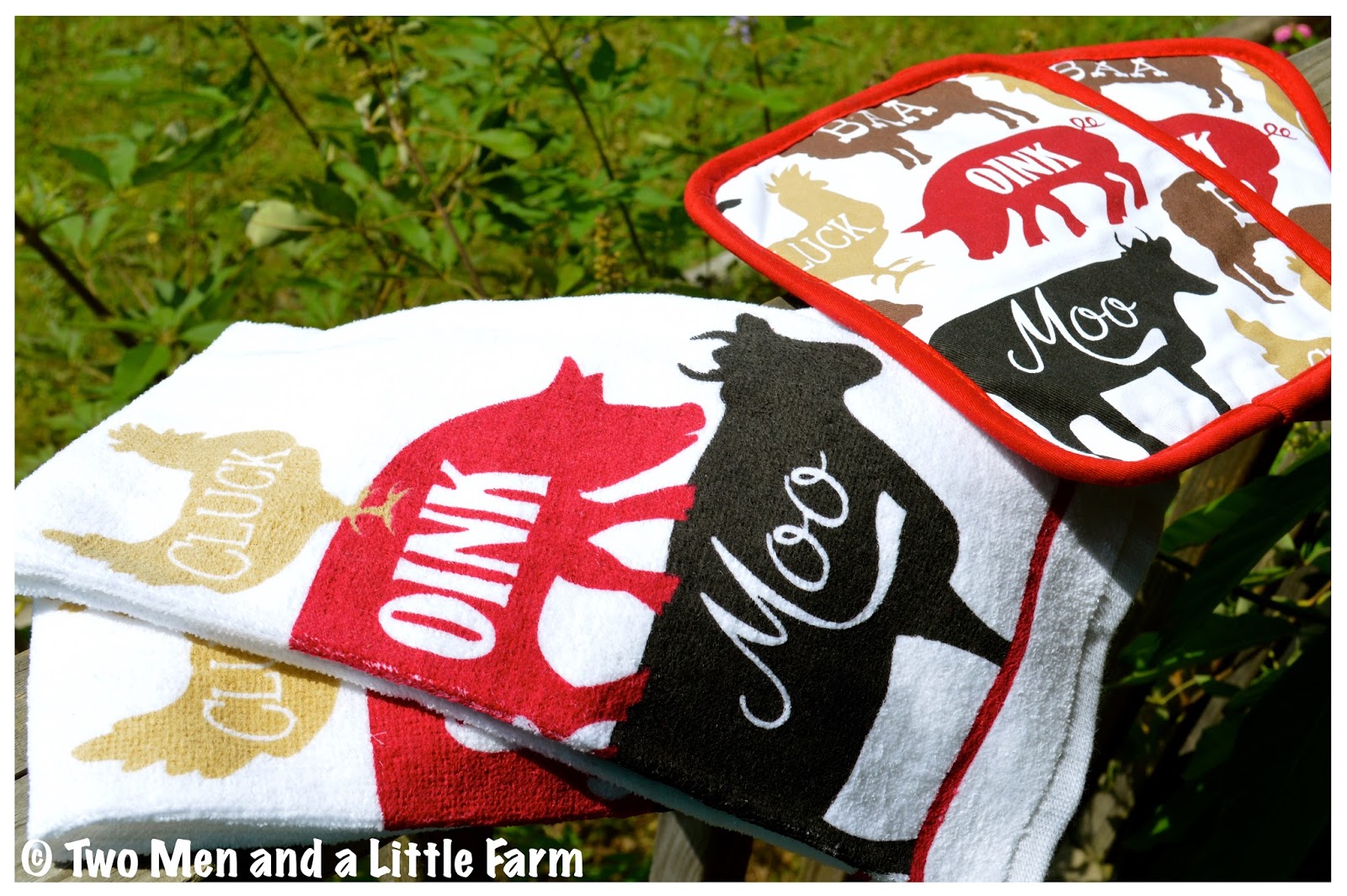 Two Men and a Little Farm KITCHEN TOWELS FOR THE FARM