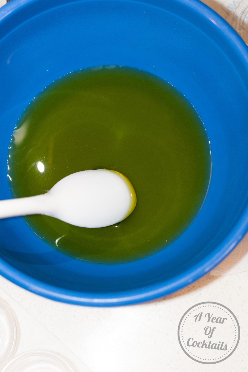 Blue Hawaiian Jello Shots A Year of Cocktails