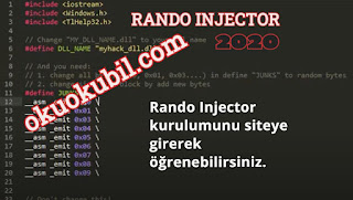 Rando Injector Nasıl Kurulur- Injectorler Nasıl Kullanılır Ekim 2020