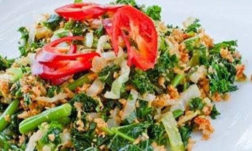 Cara Membuat Dan Resep Urap Kenikir Sambal Tempe Resep Dan Cara Membuat Makanan Sederhana
