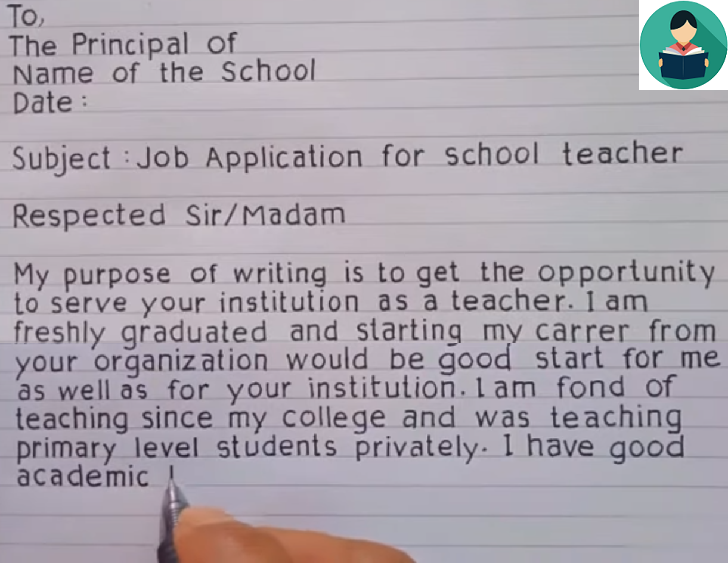 application letter for teaching vacancy in primary school