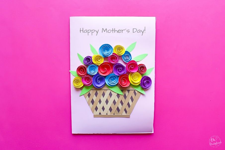 DIY Mother's Day Card - oh partyland