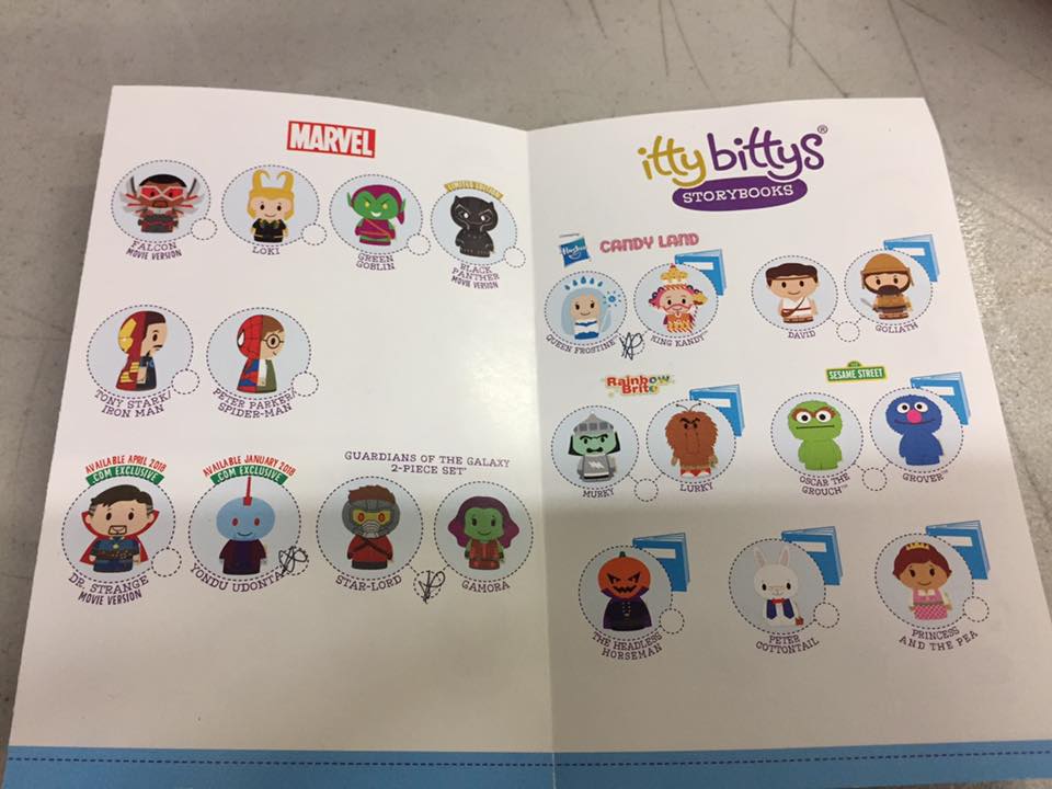 Itty Bittys Corner 2018 Checklist in stores!