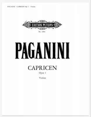 PAGANINI CAPRICEN Opus 1 Violine | تحميل كتاب تعليم آلة الكمان