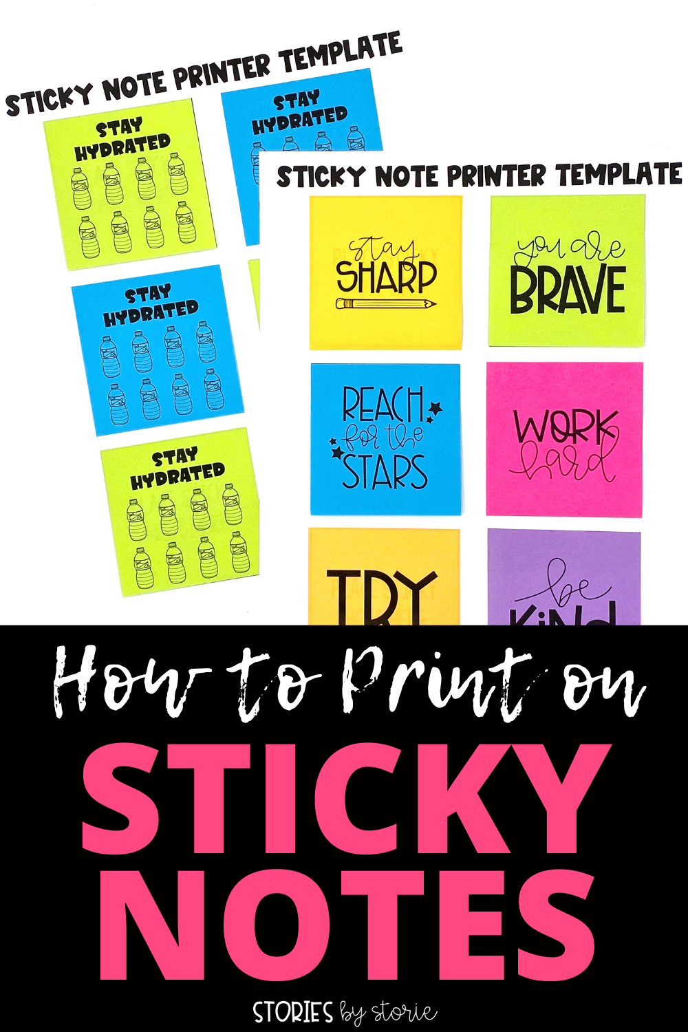 Printing on Sticky Notes Conversations from the Classroom