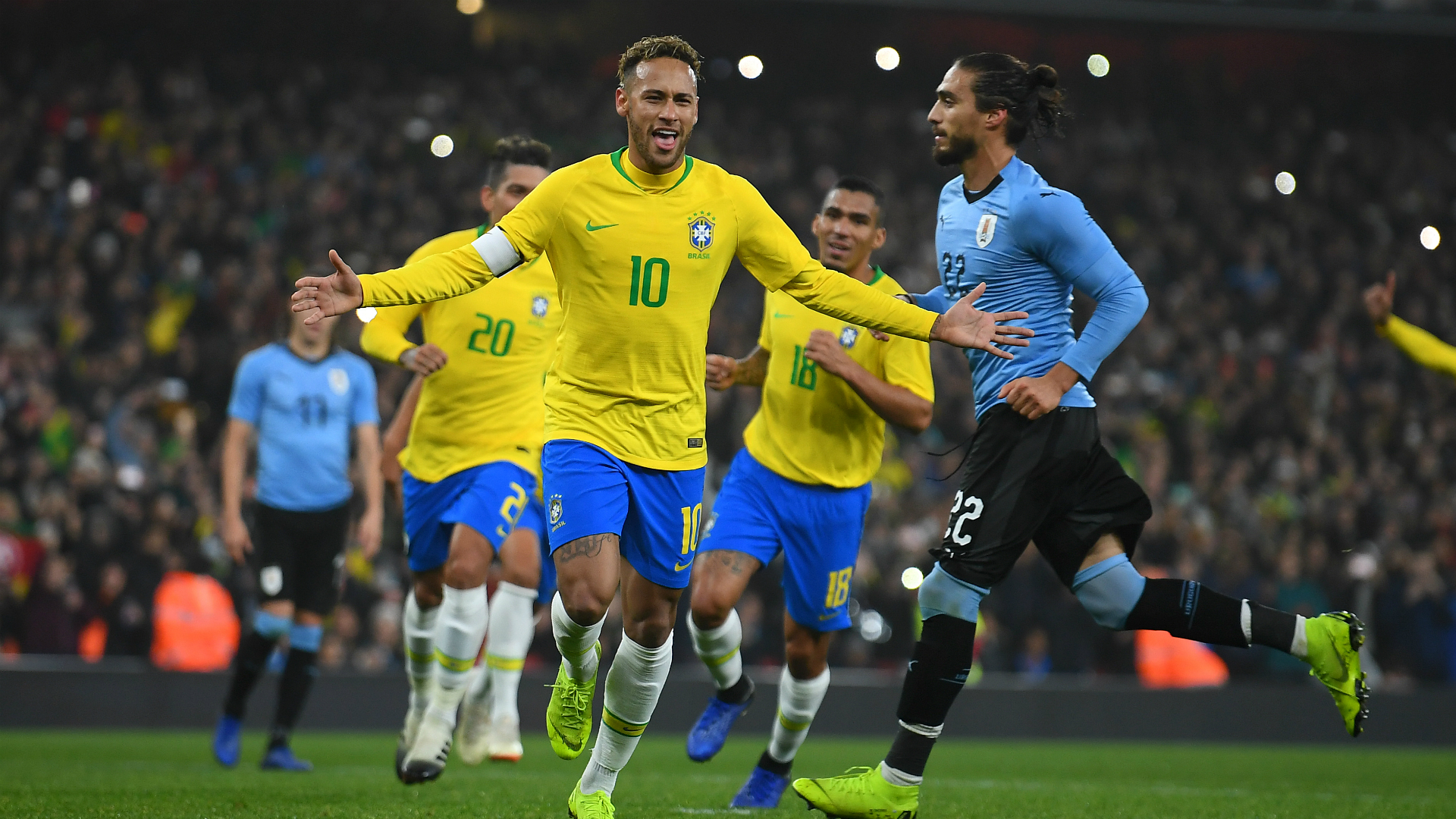 uruguay vs brazil live stream البرازيل والأوروغواي اهداف نيوز video