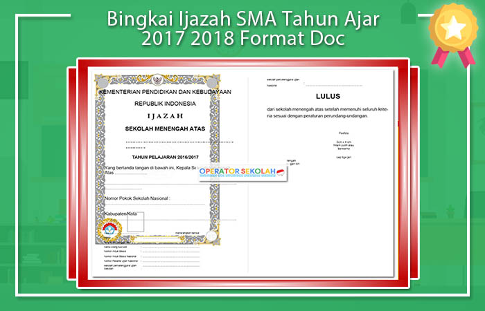 Bingkai Ijazah Sma Tahun Asuh 2020 2020 Format Doc Hobi