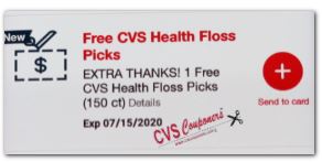 CVS Health Advanced Floss Picks, 150CT
