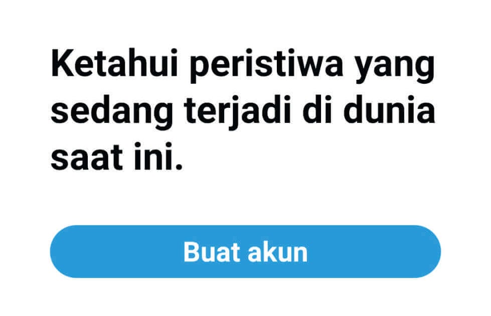 Cara daftar twitter tanpa verifikasi nomor handphone 2021