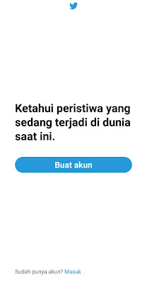 Buat akun Twitter tanpa nomor ponsel