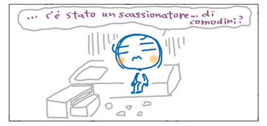 ... c'e' stato un scassinatore... di comodini?