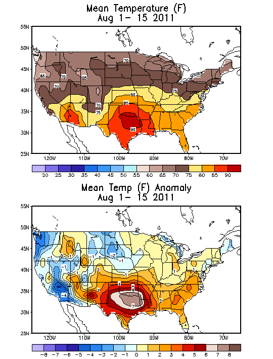 CapitalClimate MidAugust Update Oklahoma on Track for Hottest Summer