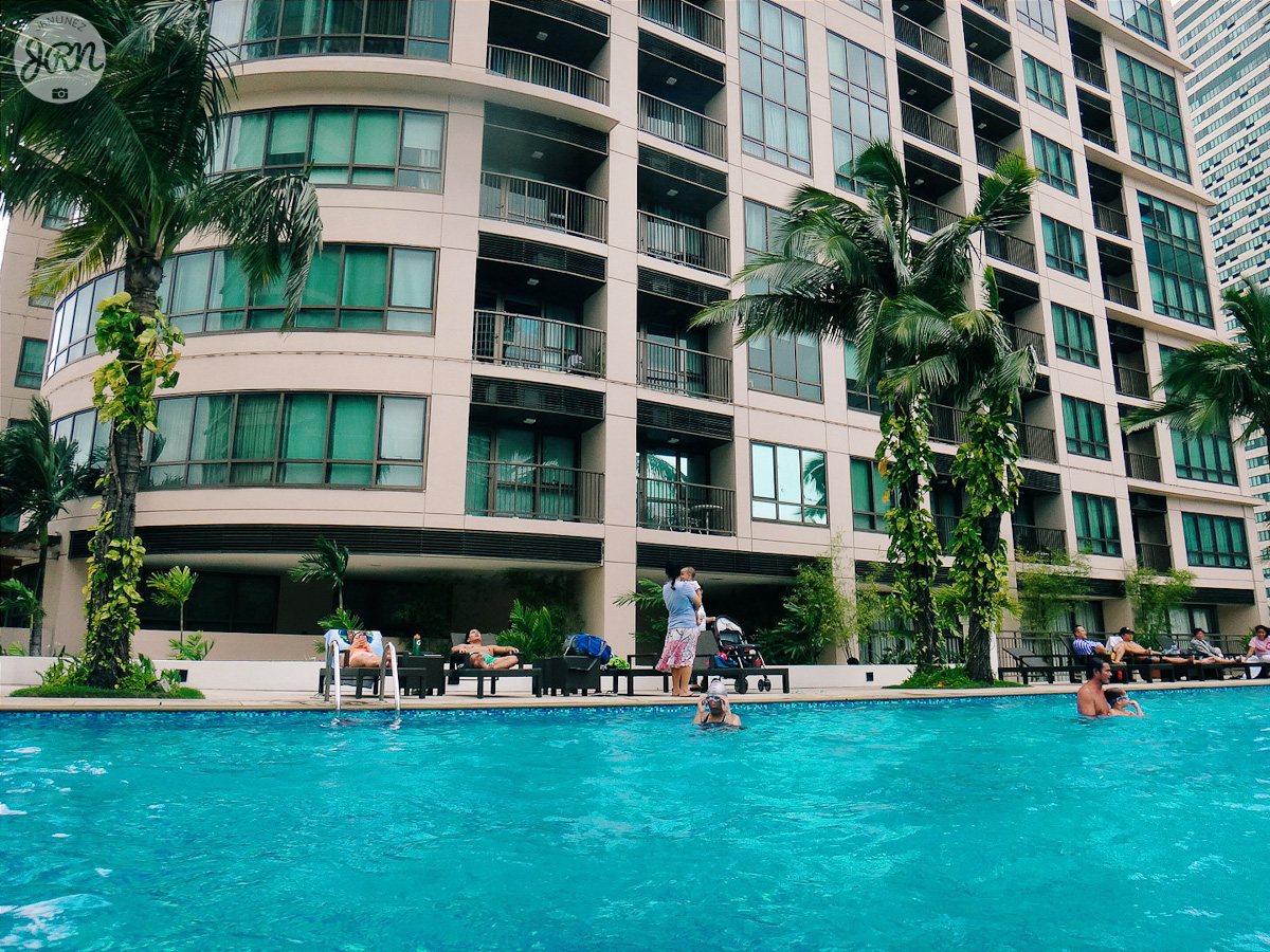 Swimming with Friends at Joya Lofts &Towers Makati