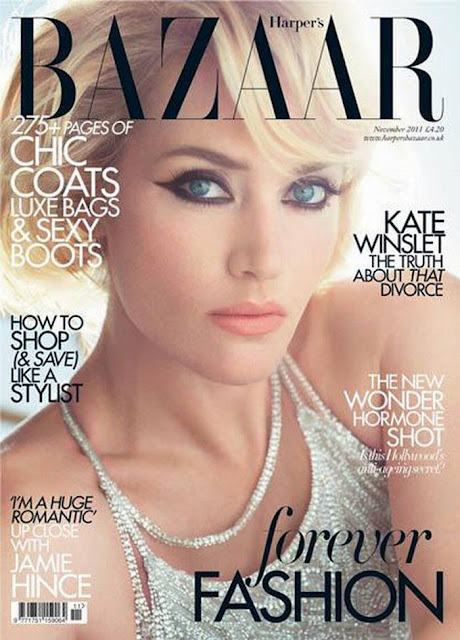 Kate Winslet-Harper's Bazaar UK November 2011 photo shoot issue