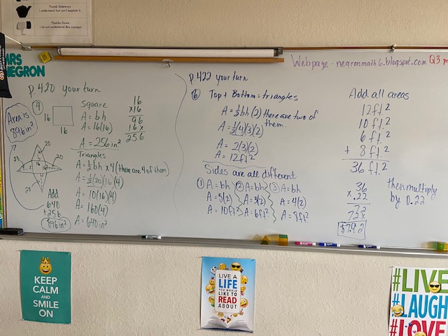 Mrs. Negron 6th Grade Math Class