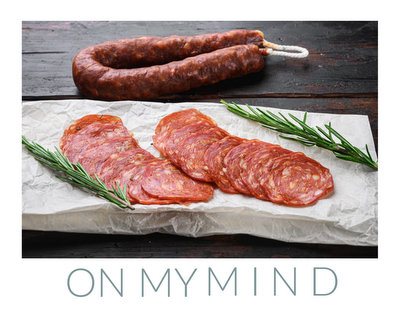 On My Mind ♥ KitchenParade.com, thinking about sausage samples at Manitoba Sausage in Winnipeg