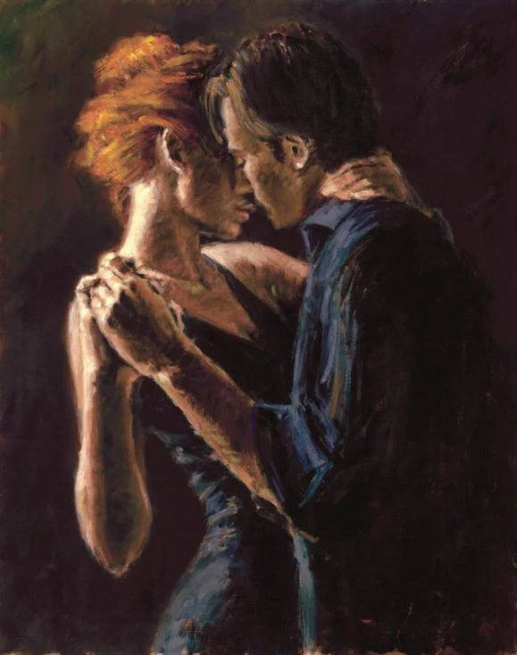 Fabian Perez 1967 ~ Argentine Figurative painter | Flamenco Dancers