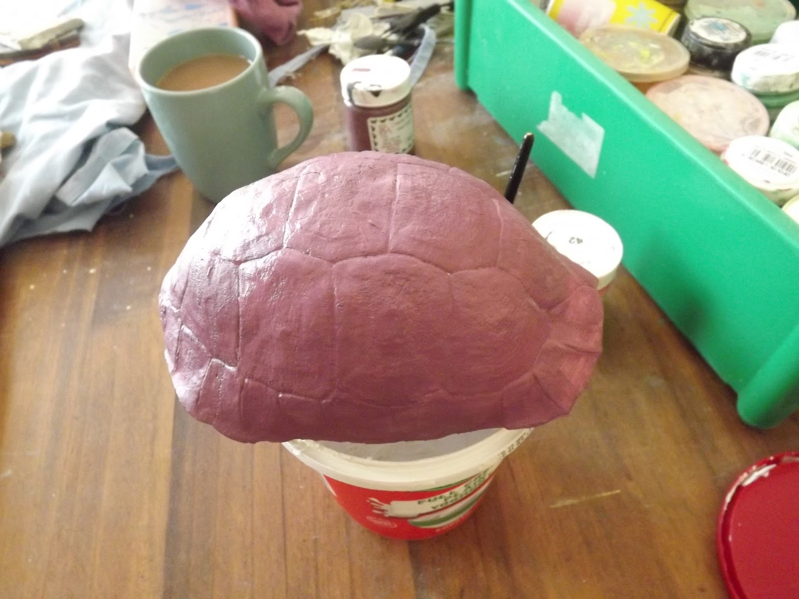 A Pretty Talent Blog: Painting Two Turtle Shells