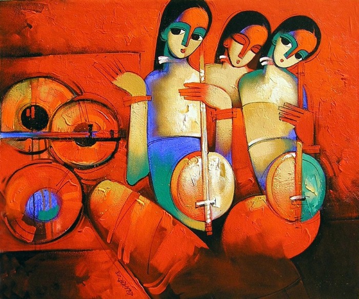 Arvind Kolapkar. Современный художник Arvind Kolapkar, индийский художник