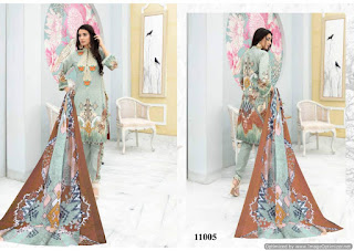 Iris vol 11 Pakistani Karachi Print Dress Material