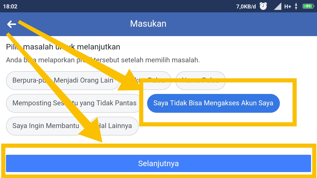 Cara melihat email Facebook yang di sensor