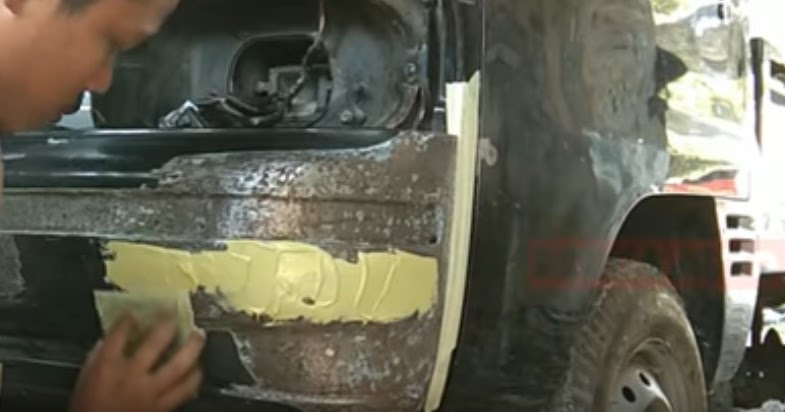 Teknik Kita Cara Dempul Mobil Sendiri Bagus Rapi