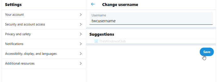 Как изменить свое имя пользователя или дескриптор в Твиттере