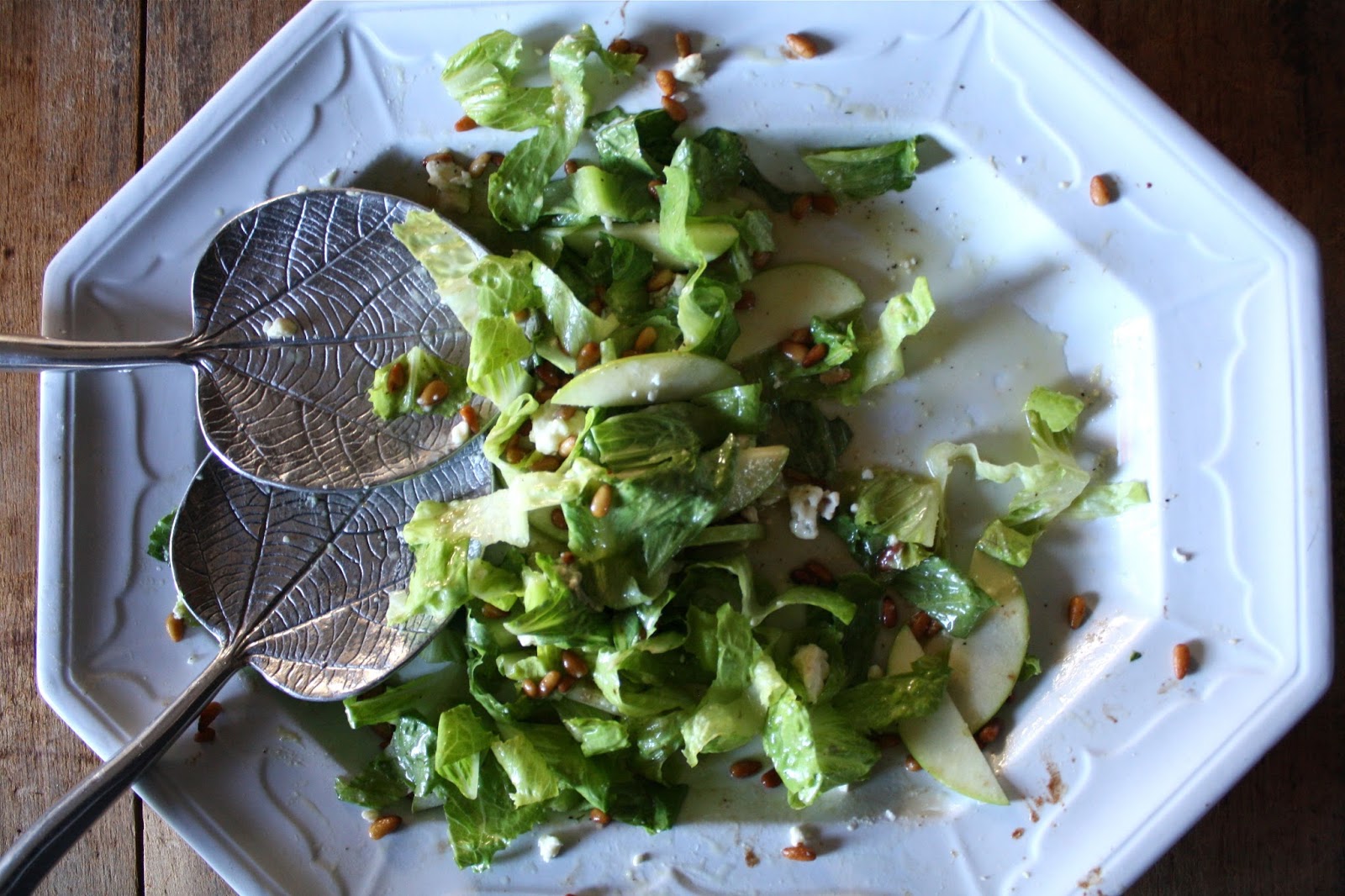 salted sugared spiced™ Blue Cheese Romaine Salad w/ Lemon Vinaigrette